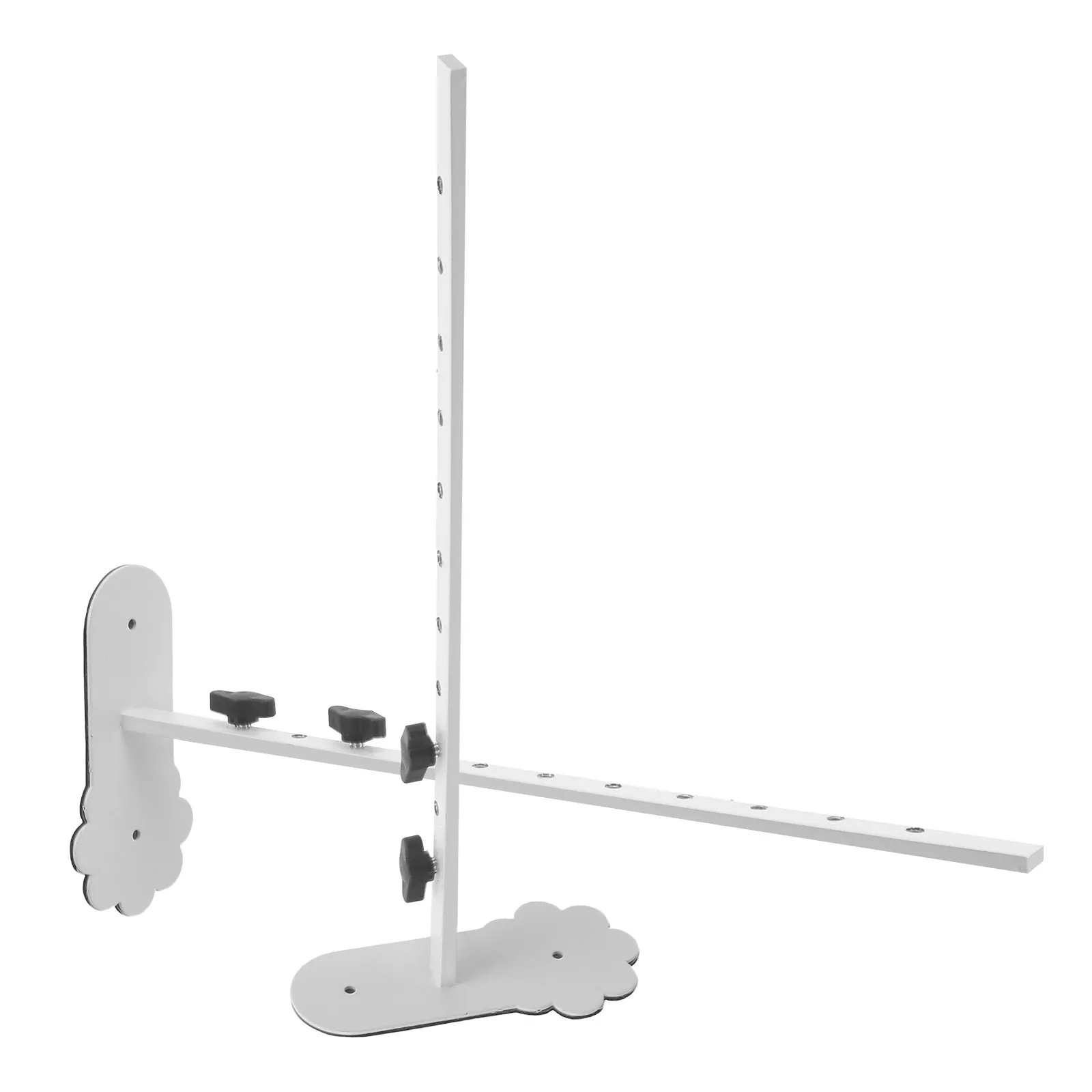 2Pcs Adjustable Table Pegboard Supports Desktop Metal Shelf Brackets Organizer Stand for Office Workbench Studio