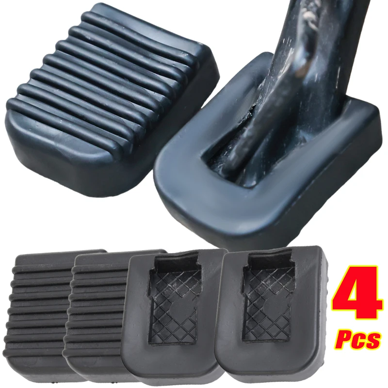 Universal Motorcycle Foot Mat Rubber Floor Mat Side Support Angle Bracket Anti-Slip Footrests Bracket Pad Motorcycle Accessories