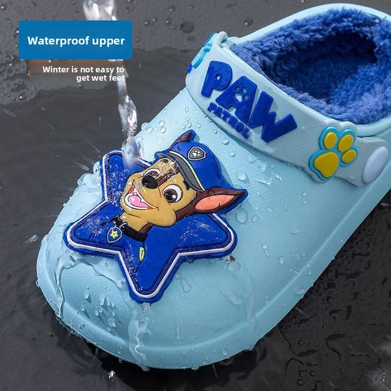 Children Slippers Cute Fluffy Winter 2026 Indoor Home Cotton Shoes Girls Boys Warm Comfortable Cartoon Plush Floor Shoes