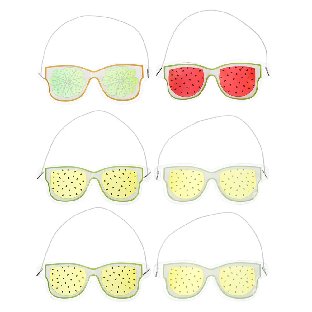 

6 шт., многоразовые охлаждающие маски для глаз с ледяным компресом, легкие холодные и горячие подушечки для темных кругов, усталость глаз, летние пакеты со льдом