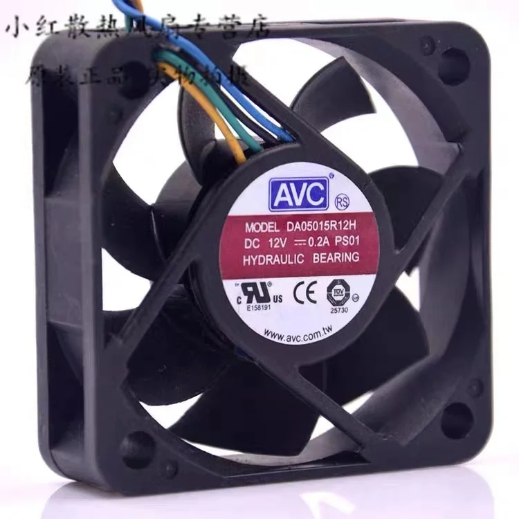 

FOR AVC 5015 12V 0.2A DA05015R12H 5CM 4-pin PWM temperature control Cooling Fan 50×50×15mm
