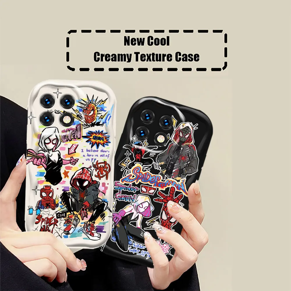 Spider Man Into the SpiderVerse Case For Infinix NOTE HOT 40 30 PRO 40I 30I 20 20I 12 9 PLAY Tecno Camon Spark 30 20 Wave Cover