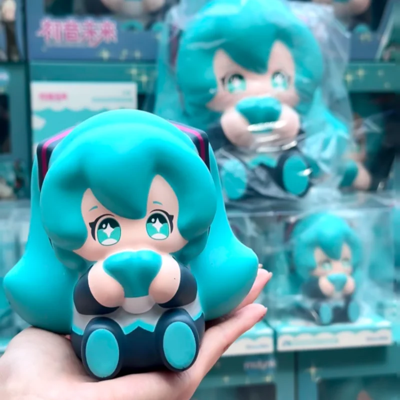 

Genuine Hatsune Miku Slow Rebound Toys Kawaii Action Figure Stress Relieving Gadget Collectible Souvenir Anime Model Figure Toys