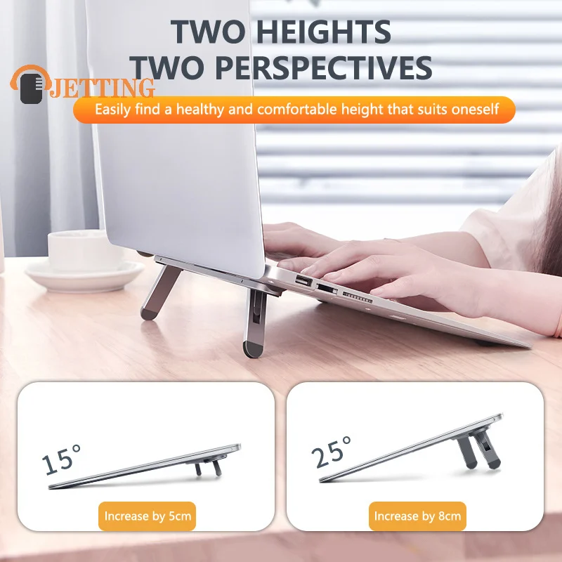 Portable Laptop Tablet Stand Universal Models Foldable Invisible Bracket Radiator Desktop Heightening Pad Laptop Bracket Stand