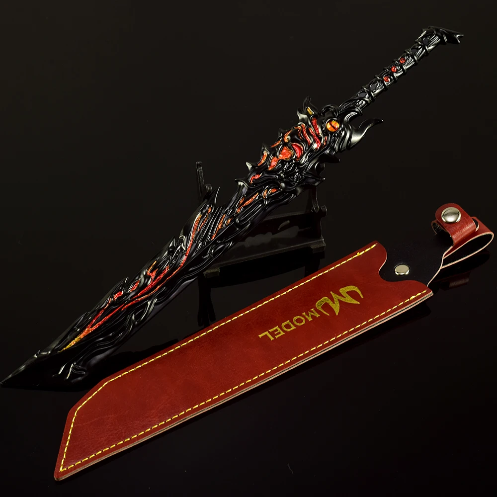 Periféricos de juego "Tumba Divina", 30cm/11,81 pulgadas, siete espadas mágicas de Chen Nan, colección de modelos, decoración de escritorio, regalos, juguetes de Anime