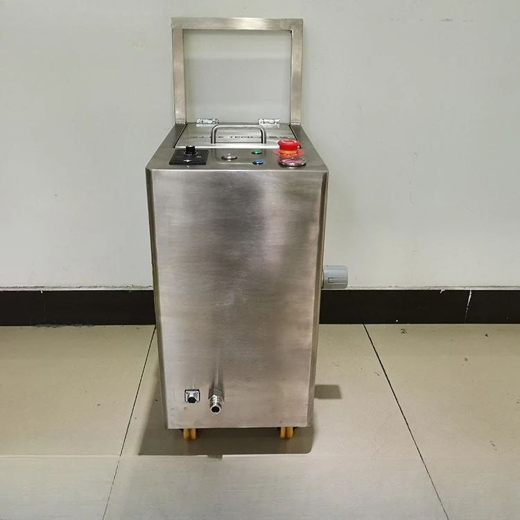Mold dry ice cleaning machine for silicone gel removal