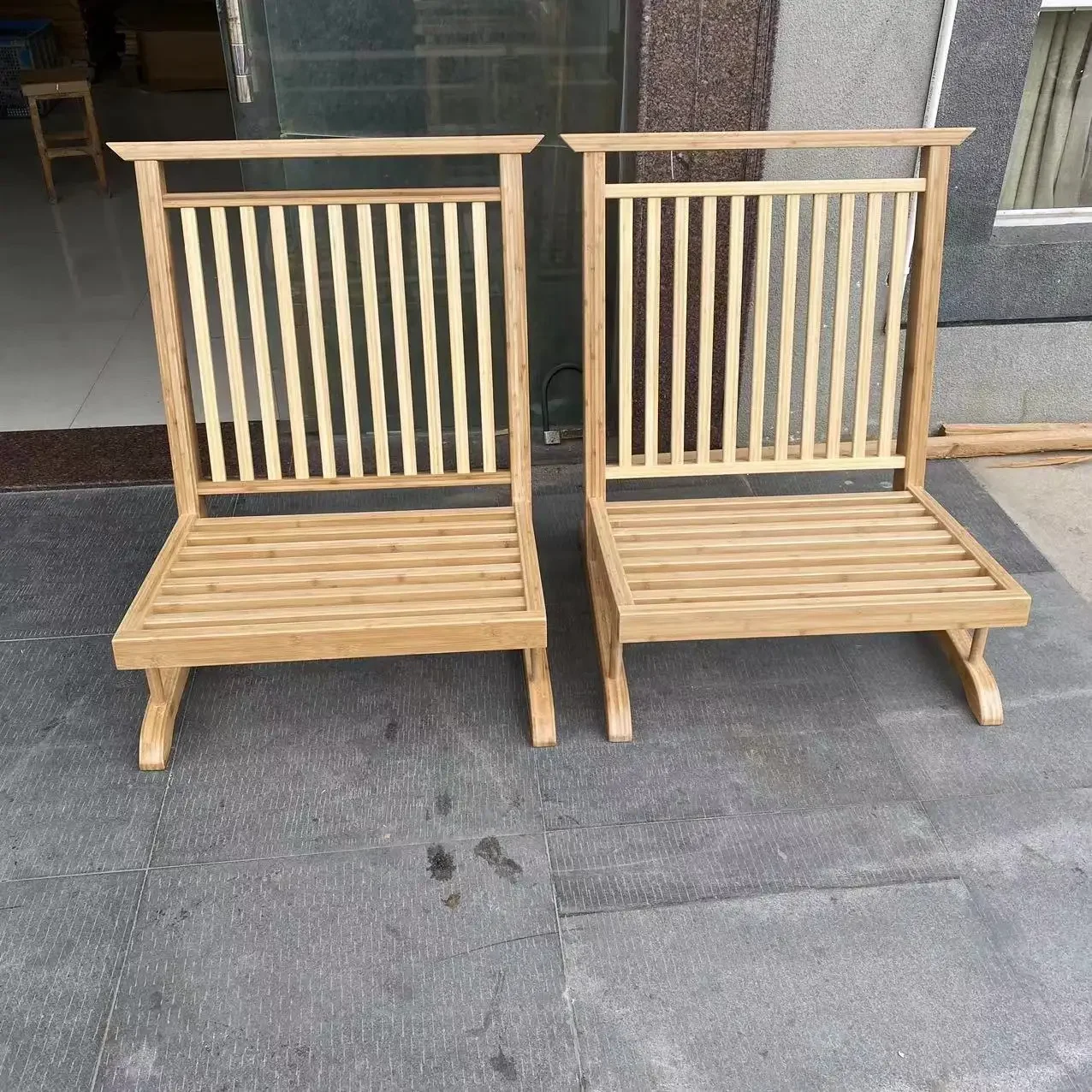 Factory Direct Bamboo Japanese Leisure Chair Modern Simple Chair Bamboo Furniture Lightweight
