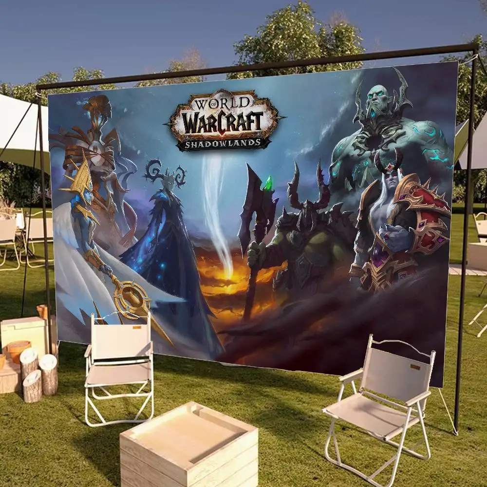 World Games W-Warcrafts Vintage Large Size Shop Art Promotion Advertising Booth Flag Hanging Banners