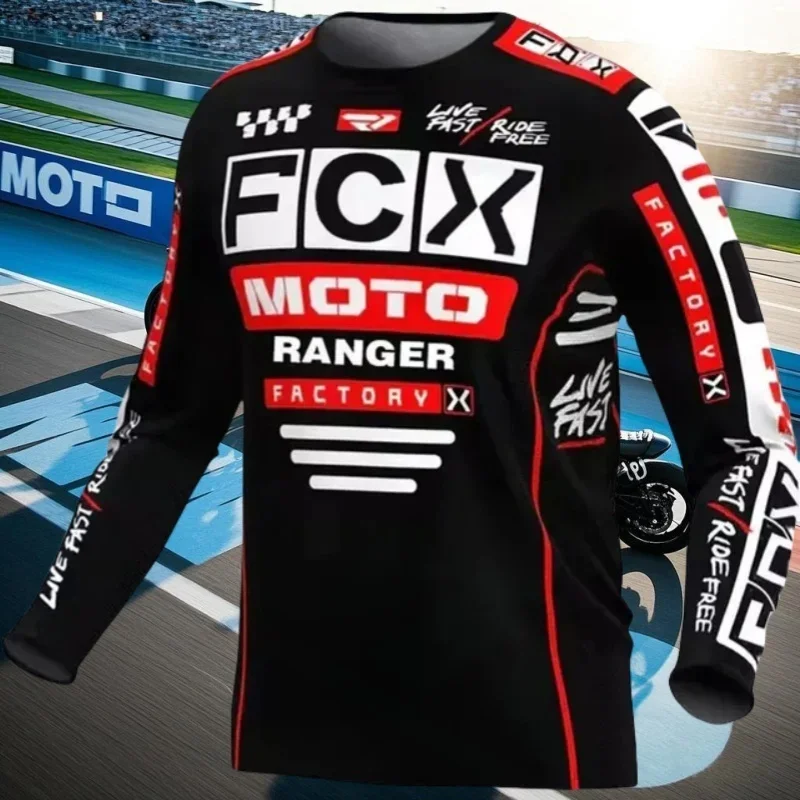 

Enduro MTB Cycling Sleeve Cycling Jersey Downhill Shirt Camiseta Motocross T-shirt Mx Mountain Bike Clothing fcx Mtb Jersey moto