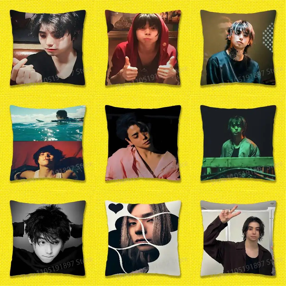 

Japanese Actor N-Nijiro Murakami Throw Pillow Case For 50x50cm 40x40cm 55x55cm 45x45cm 30x30cm Square Bedroom Pillowcase Cover