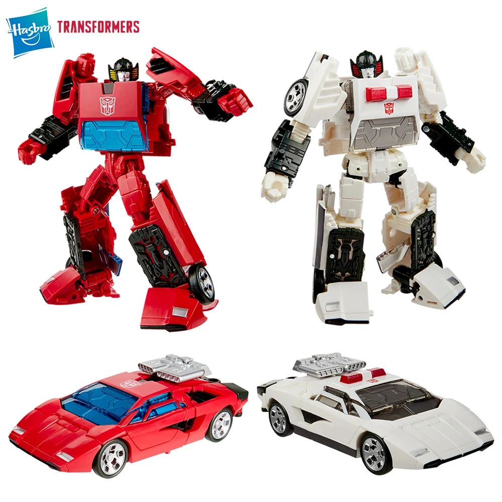 [En stock] Hasbro Transformers Generations selecciona cordón y Spin-Out 2-Pack-Set 13cm figura de acción exclusiva Robot modelo Juguetes