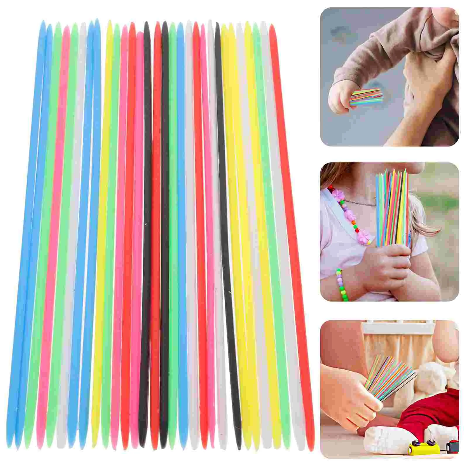 

90 Pcs Parent-child Toys Practical Game Sticks Small Multi-person Interactive Sports Colorful Picking Laughter-inducing