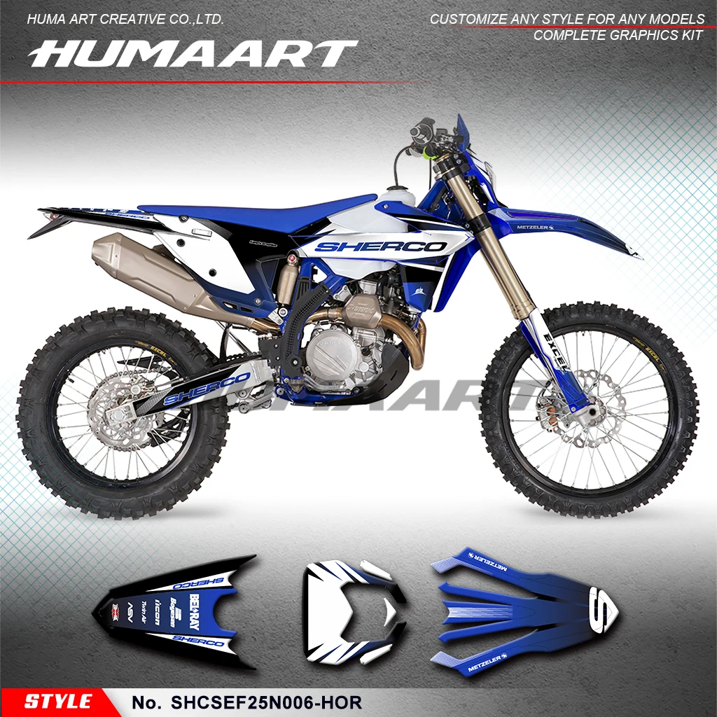 

Графический комплект huпера, наклейка для 2025 Sherco SE 125 250 300 / SEF 250 300 450 500, Оформление, фотография