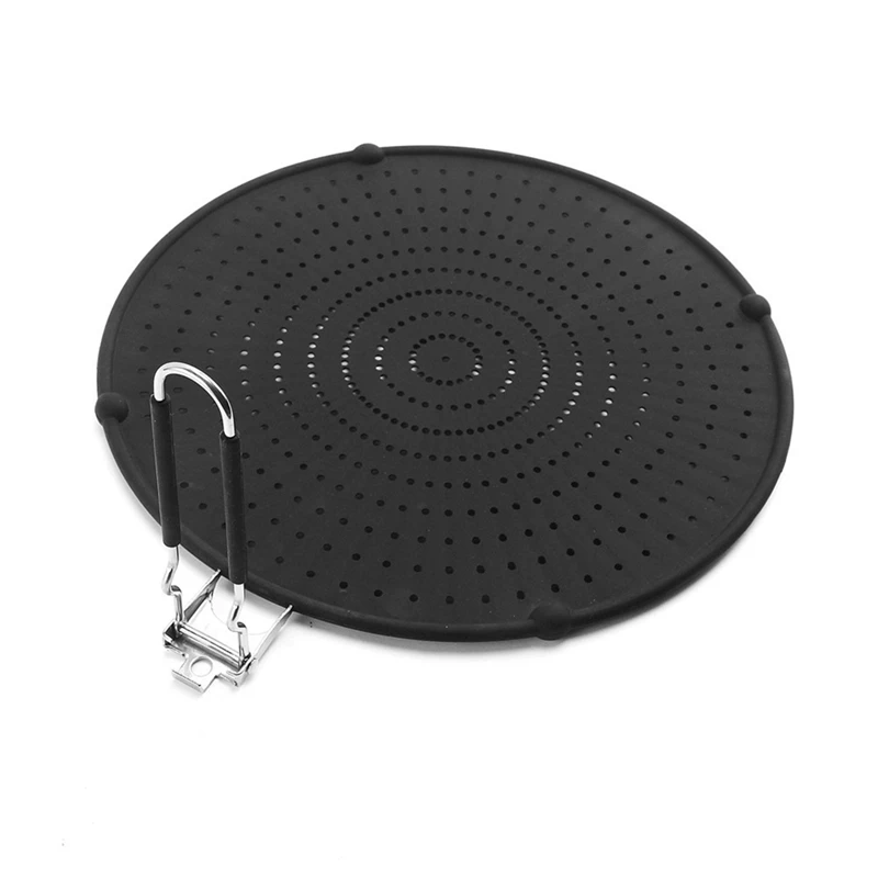 

Silicone Splash Guard Oil Baffle For Frying Pan 12.5 Inch Multi-Use Grease Splash Guard Heat Resistant Against Hot Oil Splash