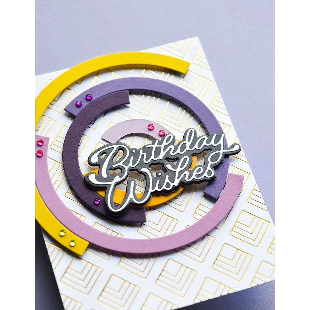 Lucky Goddess Metal Cutting Dies Rainbow Arch Diy Scrapbooking Photo Album Decorative Embossing Paper Card Crafts