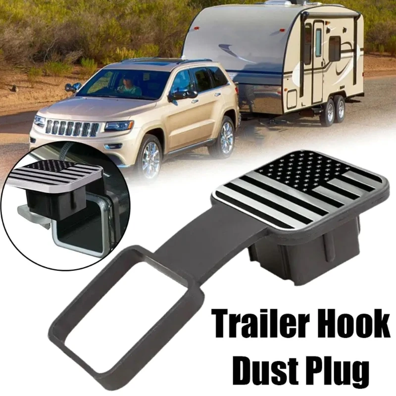 Trailer Hitch Cover Rubber Square Protections Cover Dustproof Hitch Receiver Caps Dropship