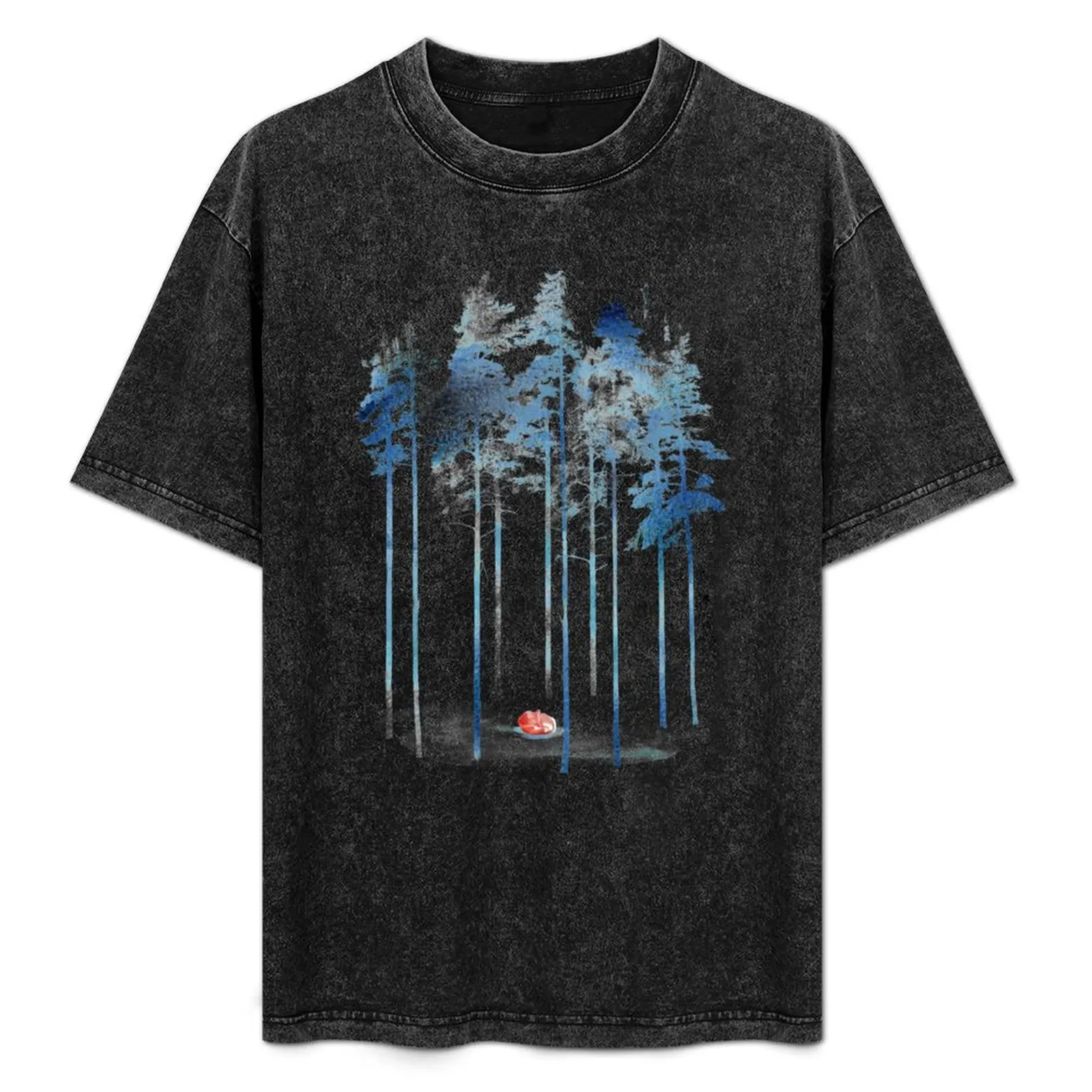 

Sleeping in the woods T-Shirt Christmas Casual Tee Shirt