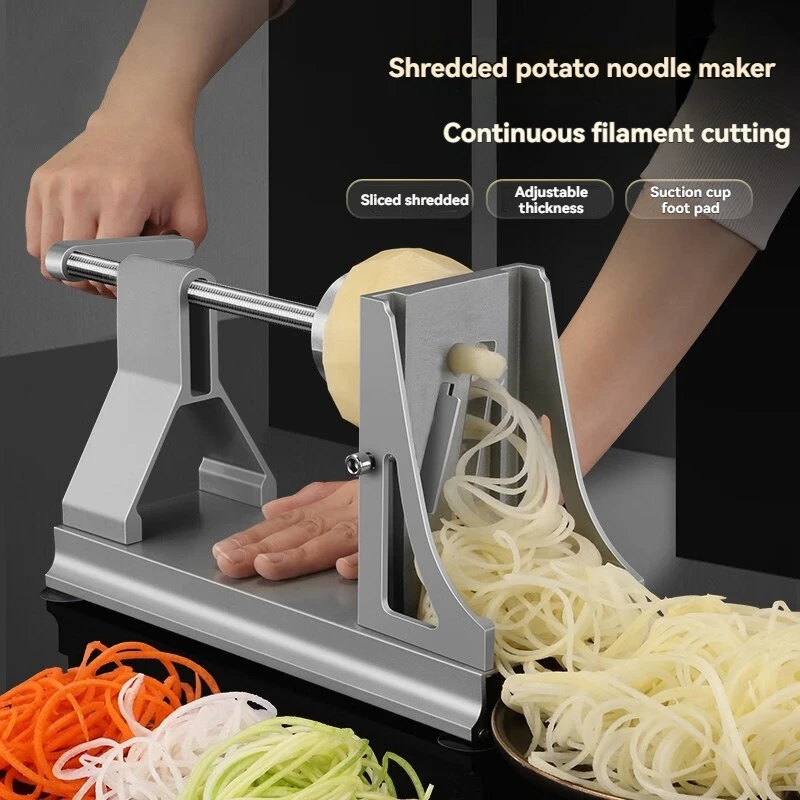 

Aluminum Alloy Vegetable Slicer Grater Multifunctional Rotary Cutter for Potato Radish Cabbage Kitchen Cooking Tool
