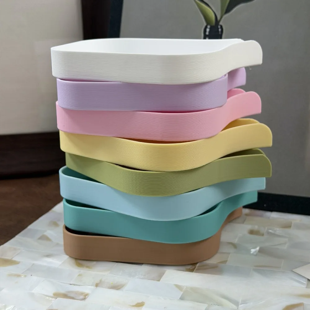 Slant mouth small and micro nail material storage tray, nail material sorting and packaging small tools flat tray