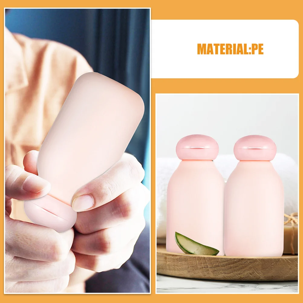 3 個 100 ミリリットル空の詰め替え可能なトラベルボトル漏れ防止プラスチックスクイーズ容器シャンプーコンディショナーローション用 TSA 承認済み