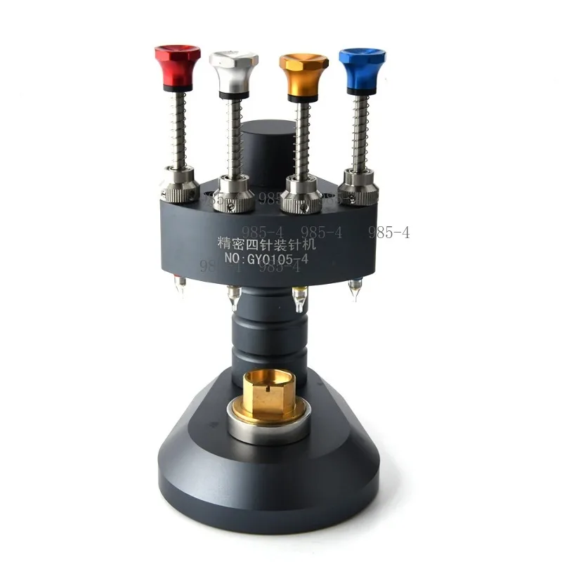 Watch Hand Needle Press Metal Quad Pin Loader Watch Repair Mount Tool