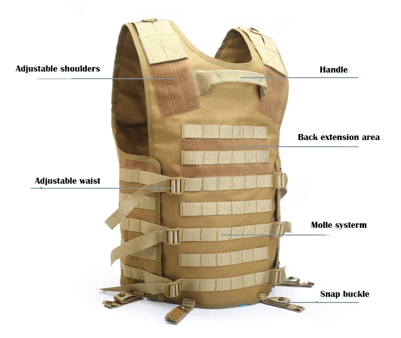 العسكرية التكتيكية مول سترة الادسنس خفيفة الوزن والعتاد تحميل الناقل سترة التمويه CS المناورات الصيد صدرية قابل للتعديل