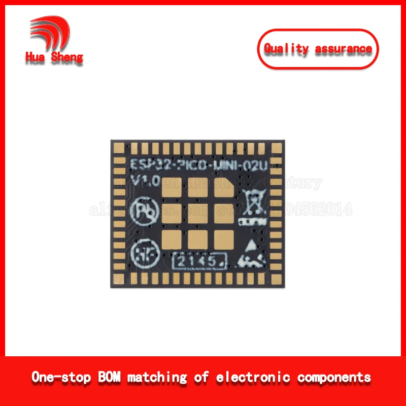 Original Esp32-Pico-Mini-02U-N8R2 Wi-Fi+Bluetooth 8Mb 32-Bit Dual-Core Mcu Module