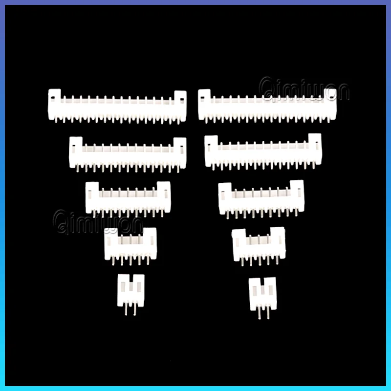 50pcs/Lot  2P 3P 4P 5P 6Pin PH2.0 Pins Header Connector 2mm Pitch For PCB jst straight pins