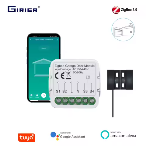 GIRIER Tuya Zigbee Smart Garage Door Opener Module - Zigbee hub setup pick