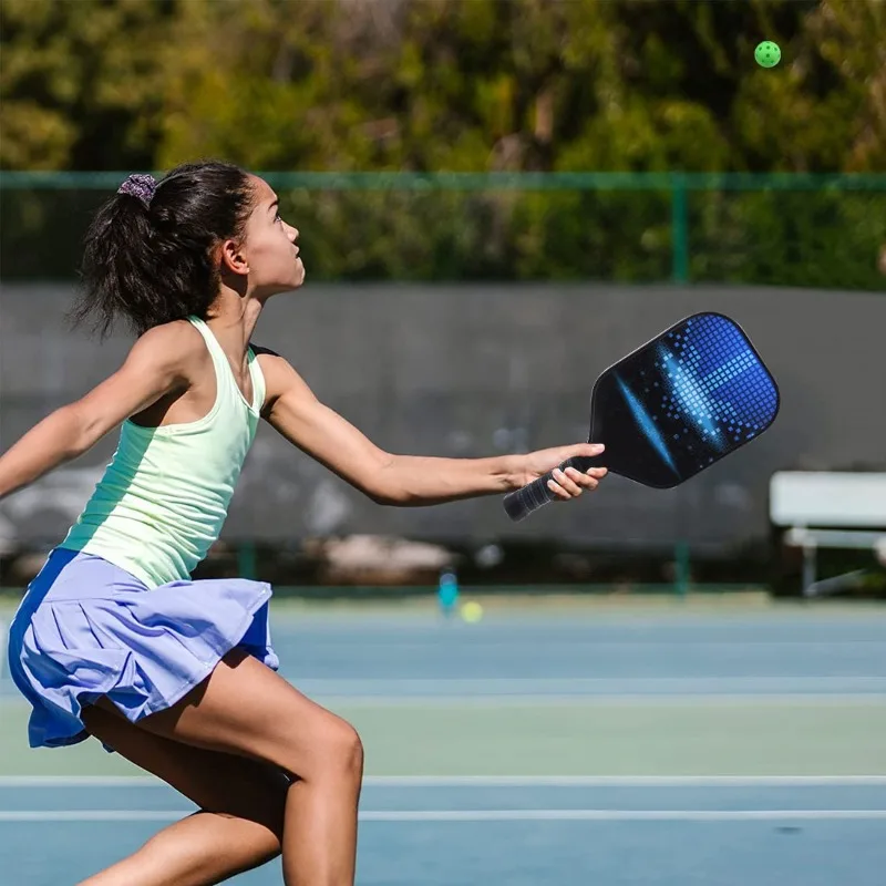 Pickleball المجاذيف مجموعة المضارب المحمولة غطاء المضرب حقيبة حمل طقم هدايا USAPA المعتمدة داخلي في الهواء الطلق العسل الأساسية 4 كرات #5
