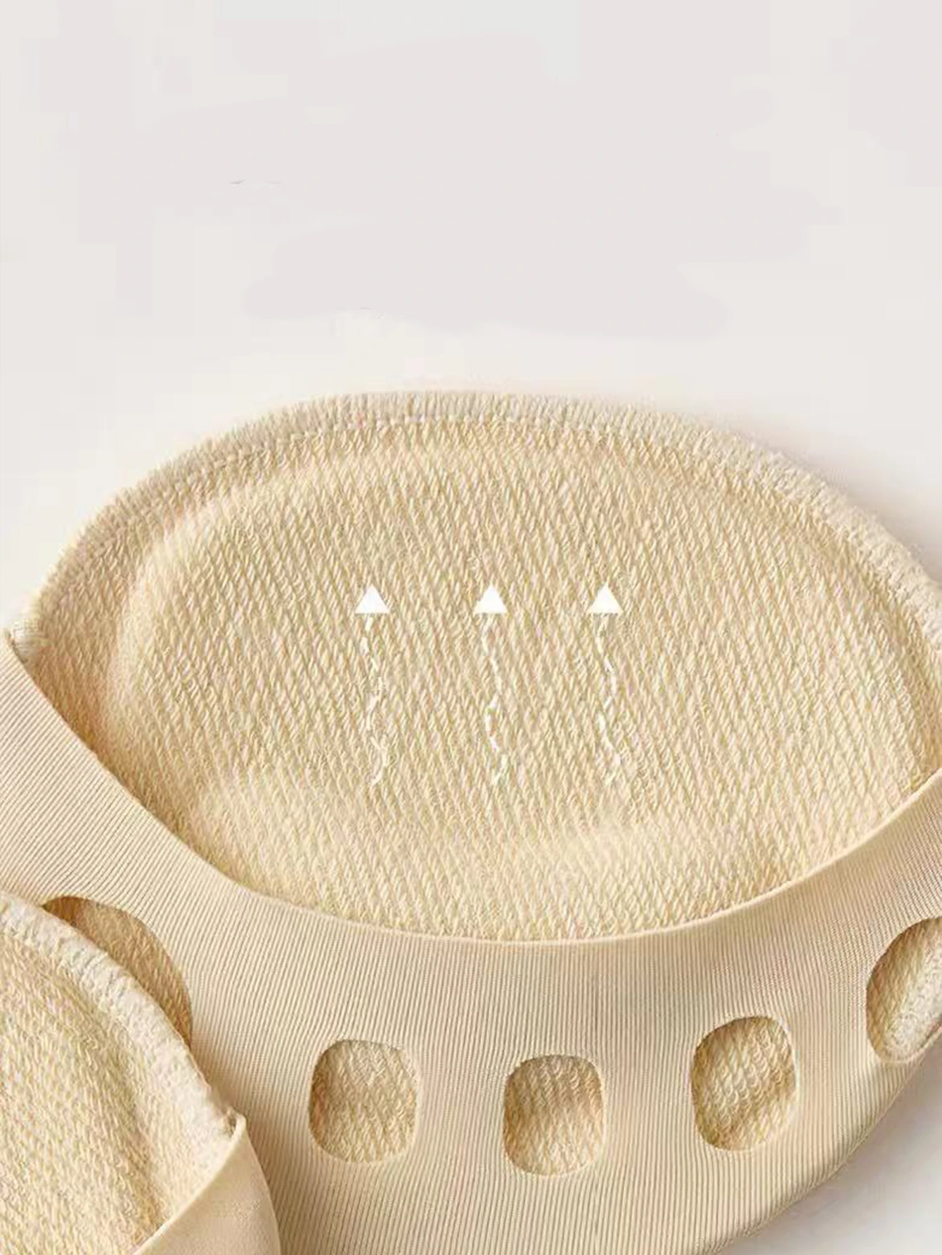 1/2/5 Pairs Solid Color Comfortable Sweat-Absorbent Breathable Casual Ins Trendy Summer Versatile Half Toe No Show Socks