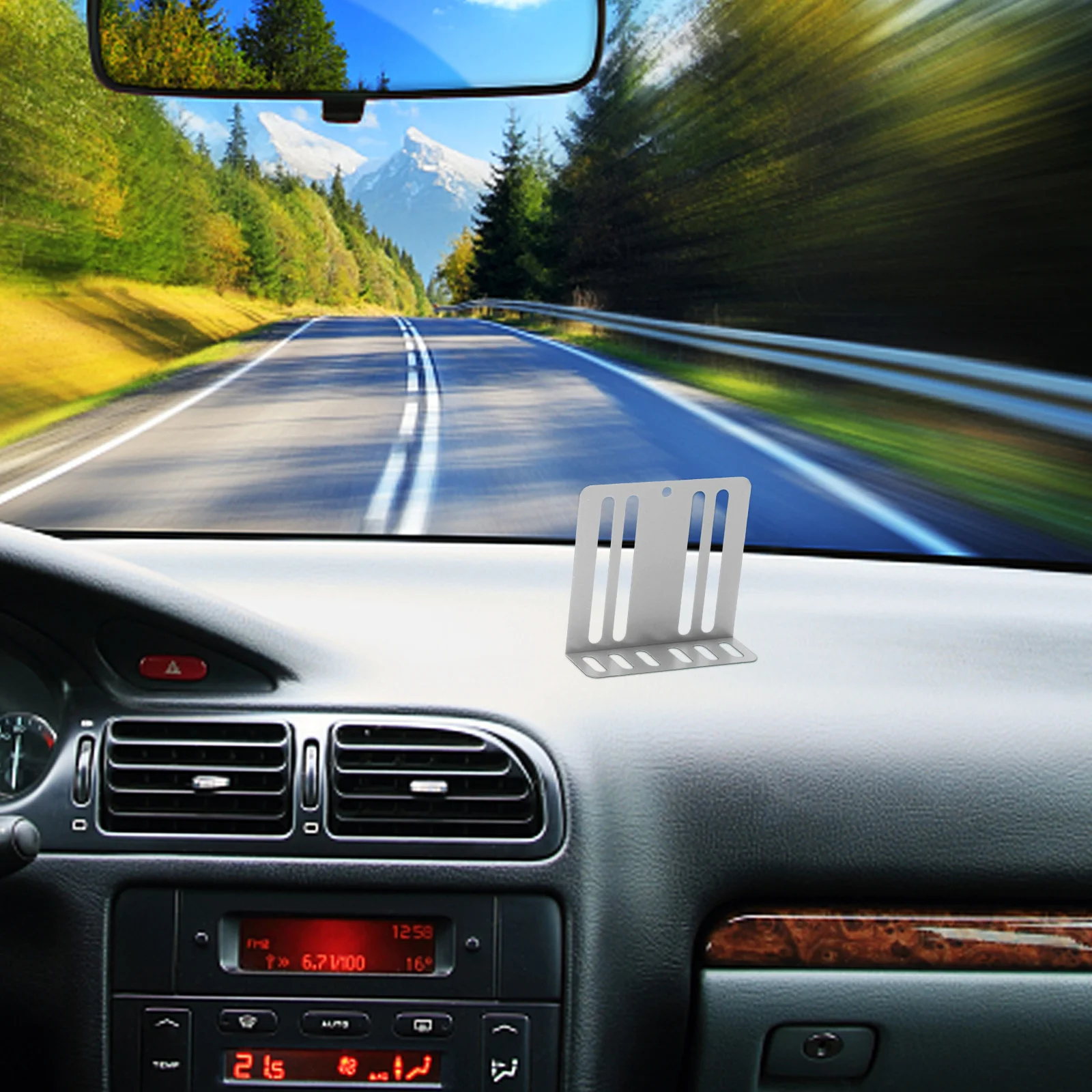 

2Pcs Universal Car Audio Installation Bracket Stable Mounting Frame for Cd Player Dvd Navigation Car Stereo Support