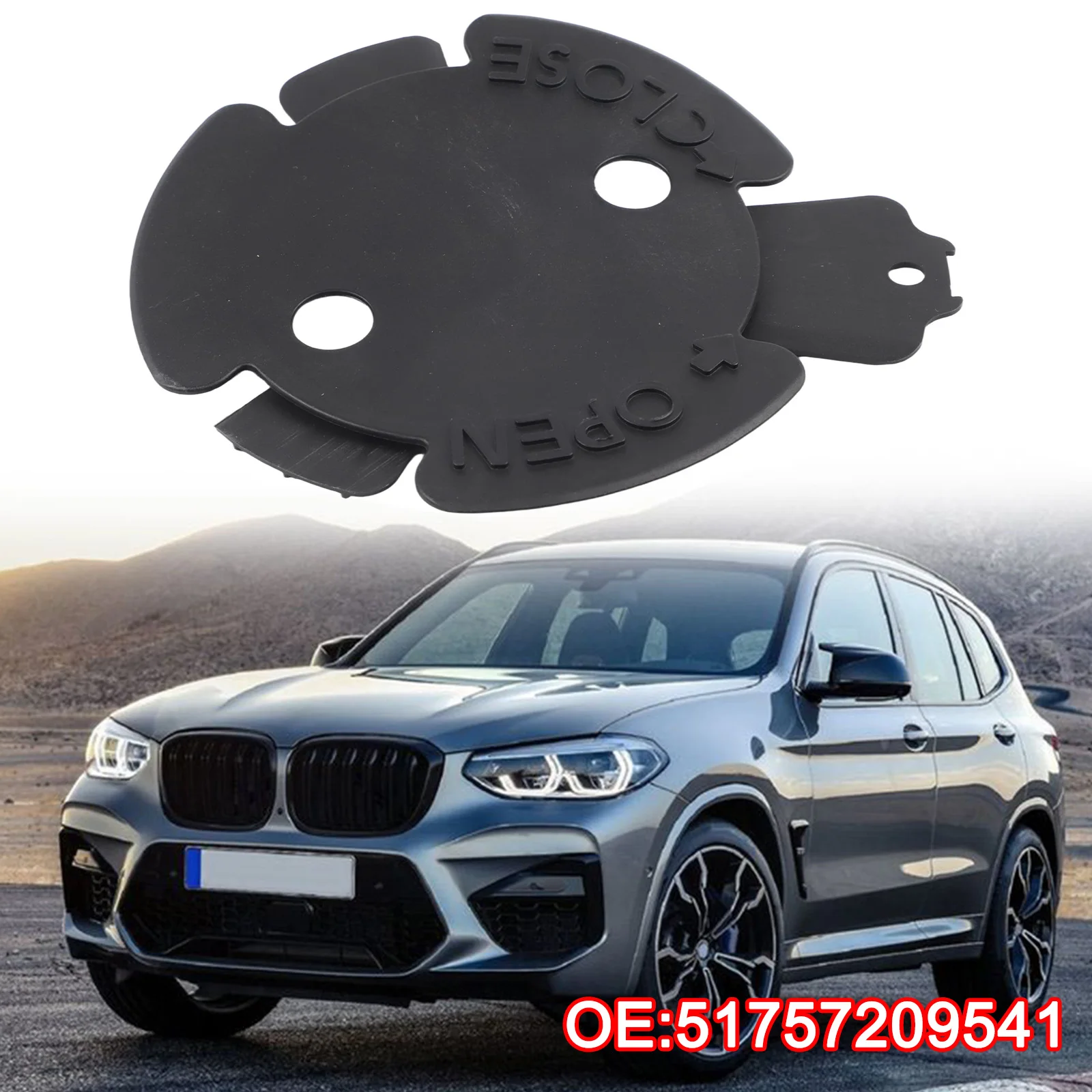Parts Drain Cover Flap Plastic Replacement Accessories Car For 520d 520i 523i For BMW 5 Series F10 51757209541