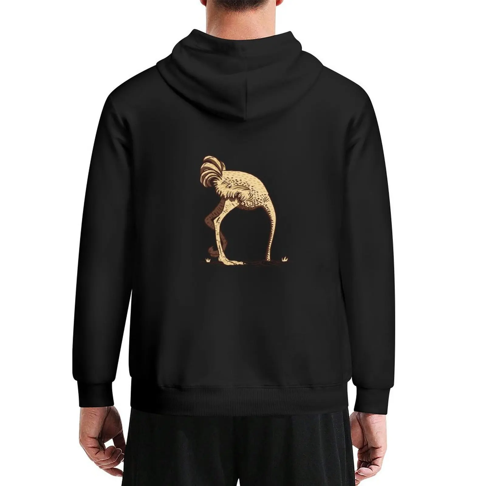 

Ostrich head sand Hoodie men's clothing korean clothes autumn clothes autumn jacket men japanese hoodie