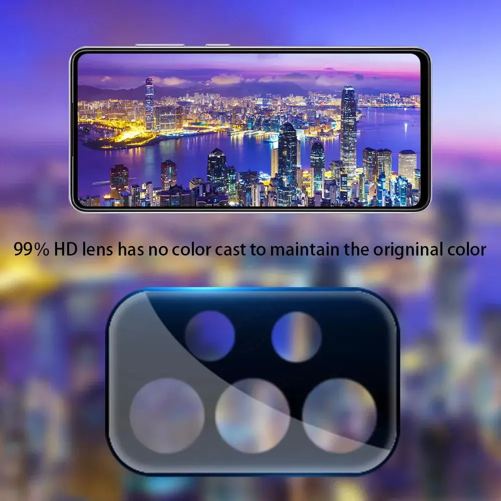 كاميرا حامي فيلم لسامسونج غالاكسي A55 A54 A53 A33 A52 A52S A34 A35 5G عدسة الكاميرا طبقة رقيقة واقية A14 A15 A21S A32 A51 A72