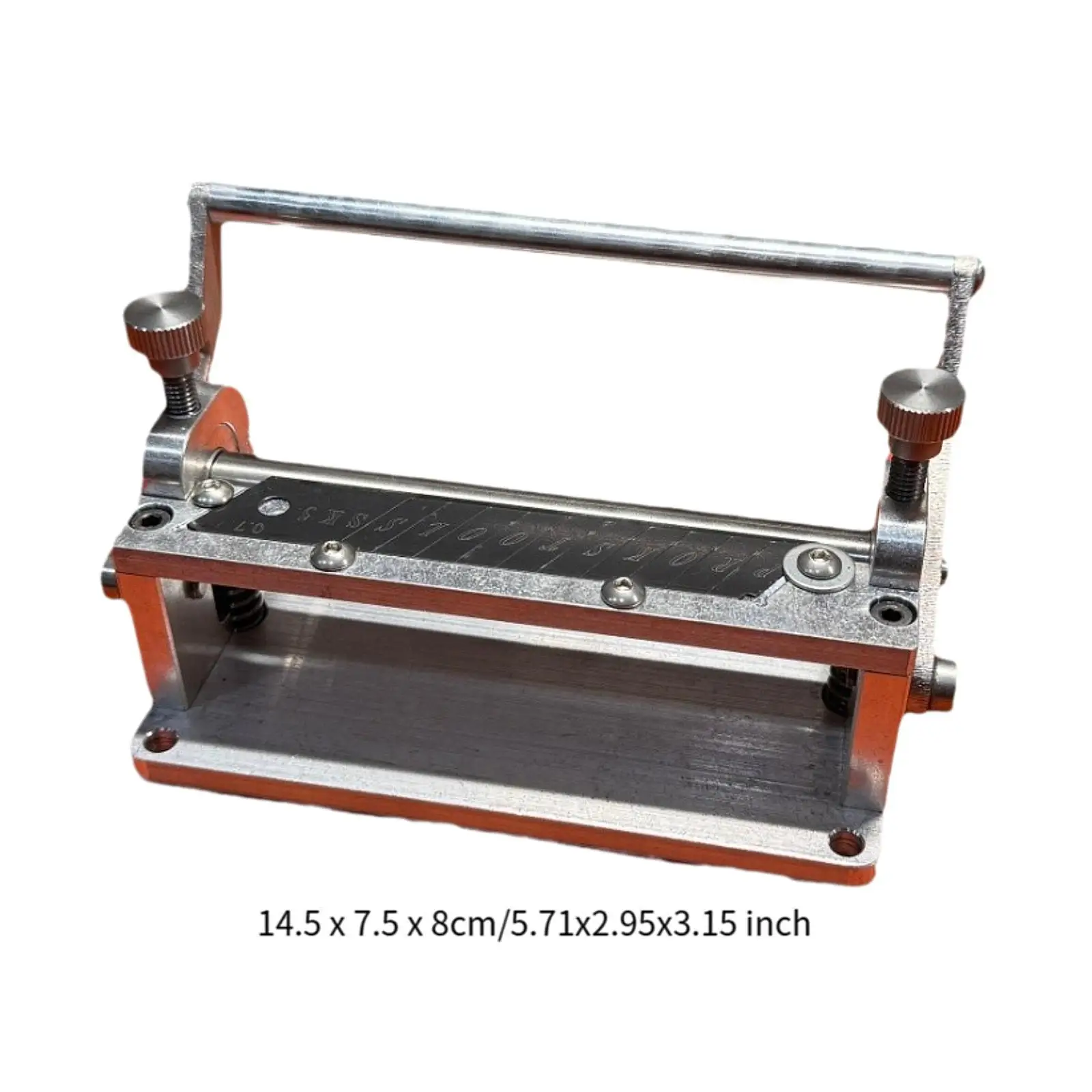 Manual Leather Peeling Machine, Leather Edge Skiving Tool, Strip Belt Thinning Leather Paring Device Working Tool Leather Skiver