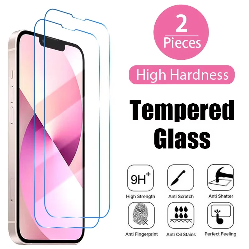 2PCS Tempered Glass…