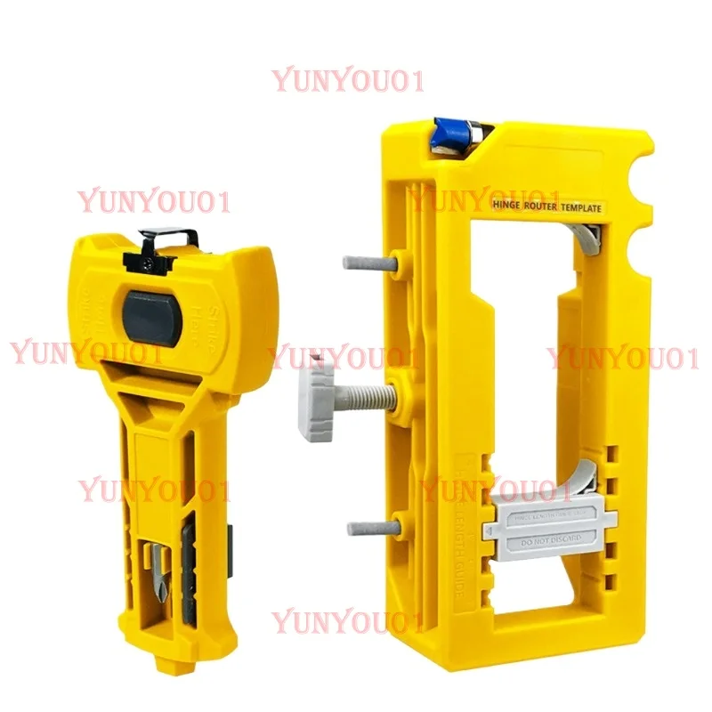 AAAAA Door Hinge and Latch Mounting Kits, Door Hinge Mortise Formwork, Door Latches for Precision Cutting and Scoring