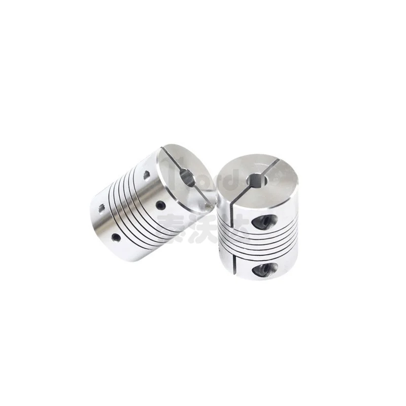 1pcs D25L30 Aluminum Alloy Elastic Coupling Winding Screw Motor Encoder Inner Hole 5mm 6mm 8mm 9mm 10mm 12mm