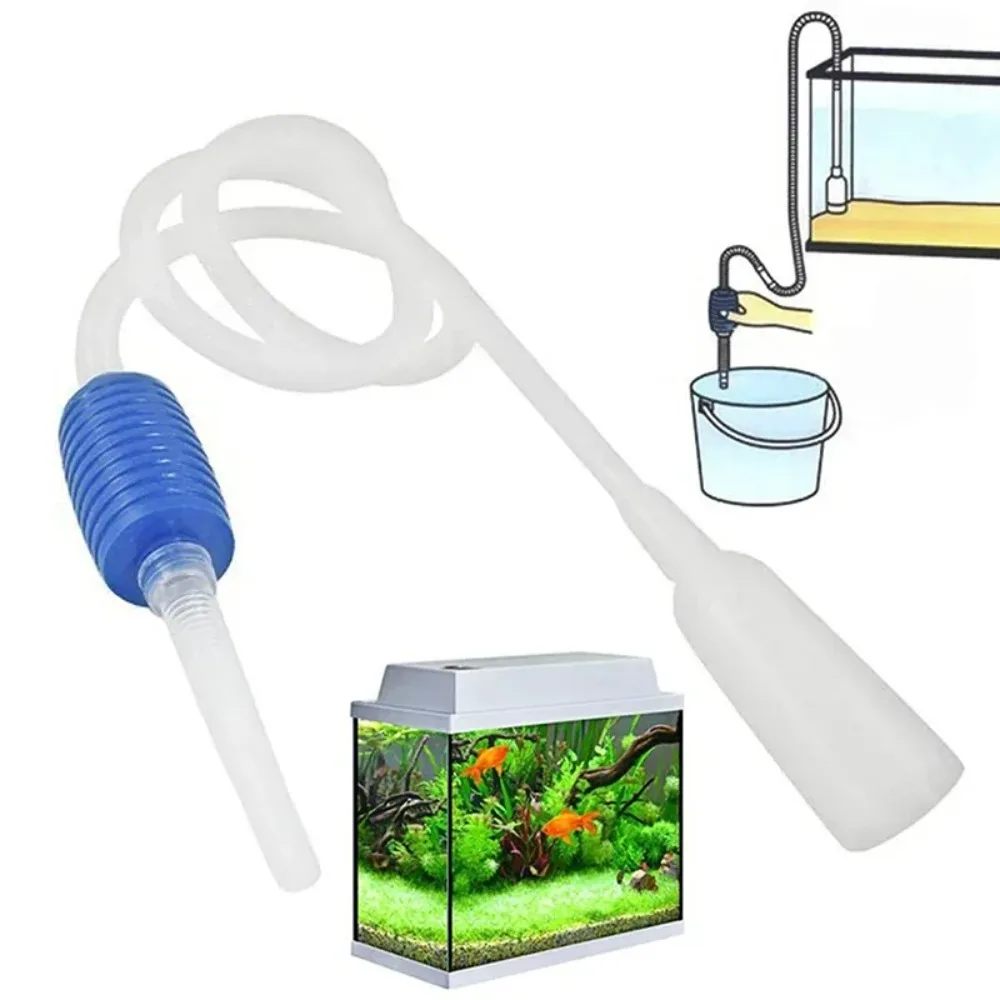 AliExpress NONE Semi-automatic Aquarium Clean Vacuum Water Change Changer Gravel Aquarium Simple Fish Tank Vacuum Siphon Pump Cleaner