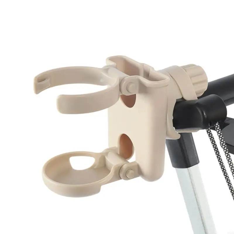 حاملة أكواب لعربات الأطفال مع بتلات سيليكون مرنة للهواتف وزجاجات الدراجات