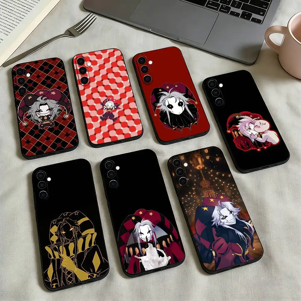 The Freak c-Circus P-Pierrot Phone Case For Samsung Galaxy A73,A72,A71,A70,A53,A52,A51,Soft Silicone Black Cover
