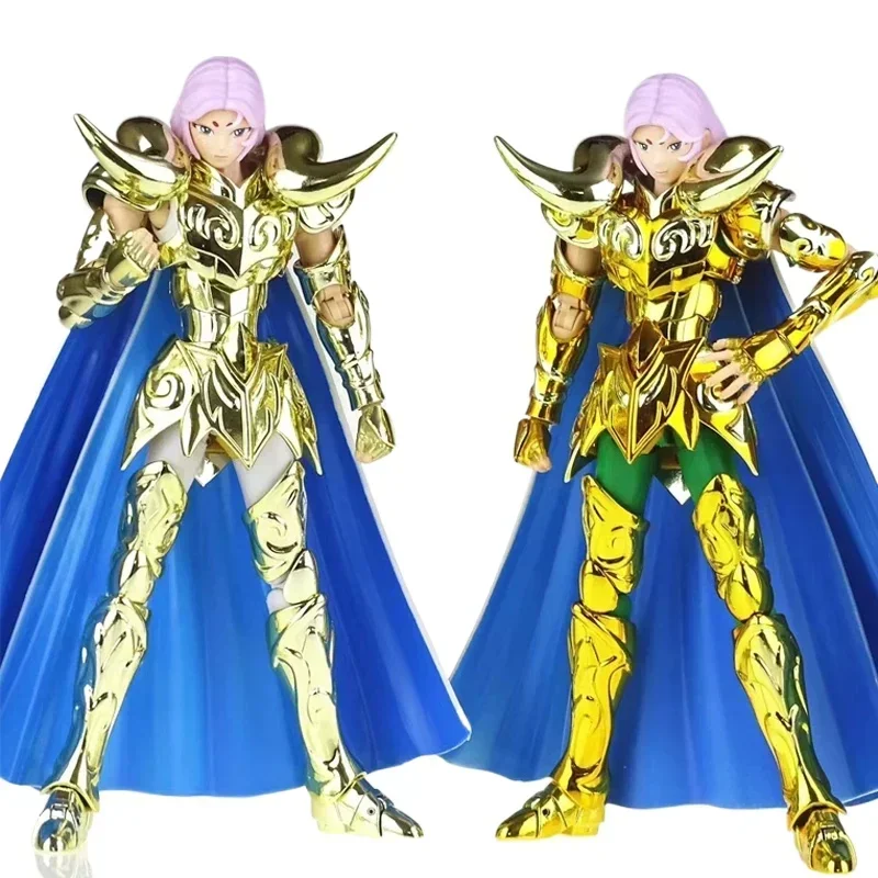 

CS Model Saint Seiya Myth Cloth EX Aries Mu with Shion Head Grand Pope Gold/24K/OCE Knights of The Zodiac Action Figure