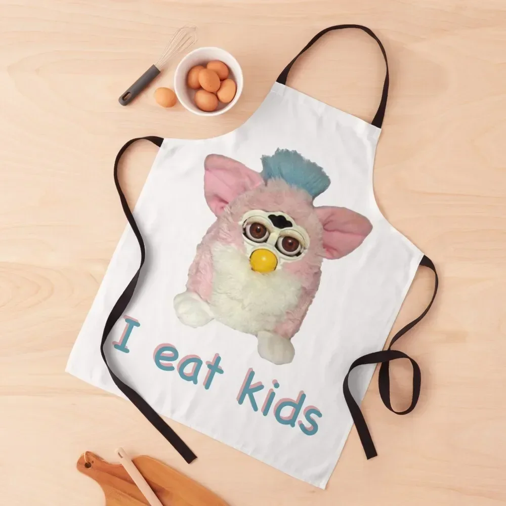 

Furby I eat kids Apron All For Kitchen And Home Hairdressing Things For The Home Apron