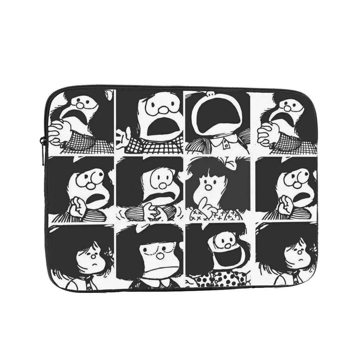 Laptop Notebook Sleeve Cover Bag Mafalda Collage Tablet Liner Sleeve Cute Kawaii 10 12 13 15 17 Inch Shockproof Case Bag