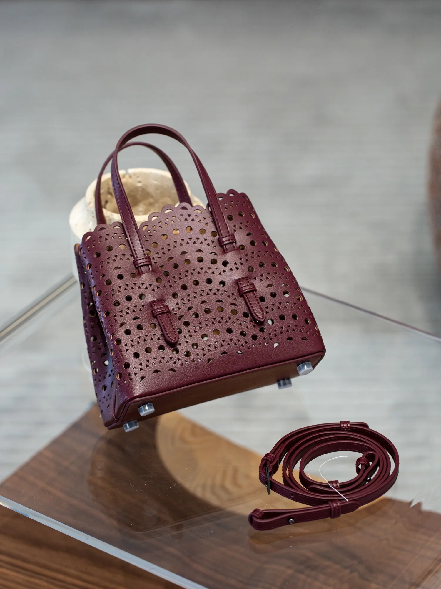 Brand Design Luxury High Quality Cowhide Shoulder Handbags For Women 2024 Fashion Large Capacity Genuine Leather Bucket Bag - view 6