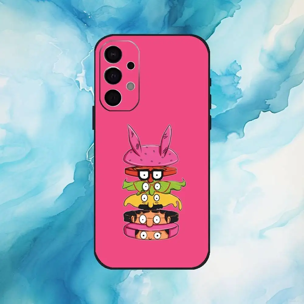 حافظة لهاتف سامسونج جالاكسي A73، A72، A71، A70، A53، A52، A51، غطاء أسود من السيليكون الناعم