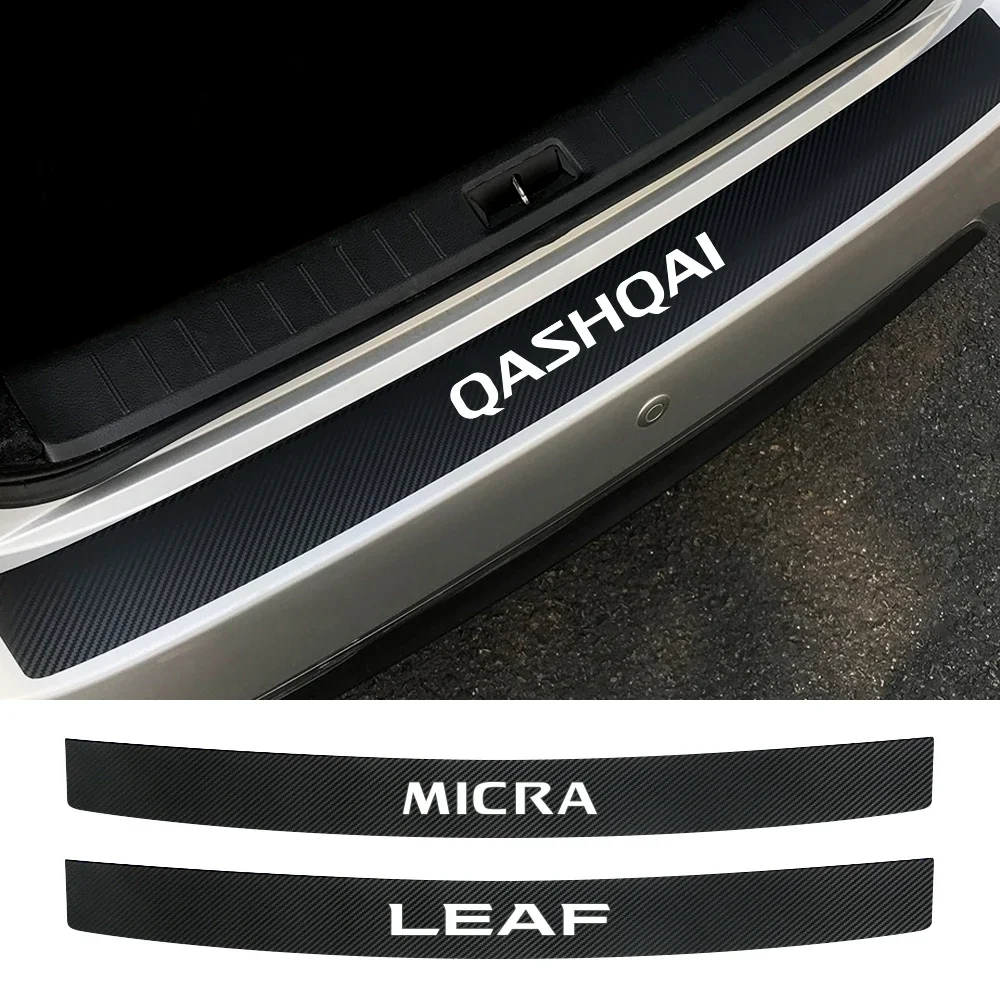 Car Rear Bumper Decor Stickers For Nissan Qashqai Micra 350Z Elgrand Livina Kicks Navara Livina Navara NV200 Serena Versa Armada