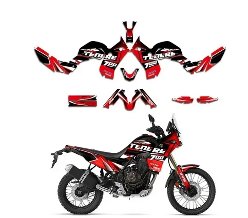 Motorcycle Graphics Decals Sticker Kit For Yamaha Tenere 700 T7 2019 2020 2021