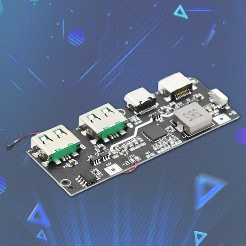 Q84A 22.5W Fontes energia 5 Placa circuito carregamento rápido USB para carregamento móvel